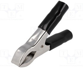 CRCLBL-07, Зажим "крокодил", 30А, Диап.захвата: макс.25мм, Длина: 80мм CRCLBL-07, Зажим "крокодил", 30А, Диап.захвата: макс.25мм, Длина: 80мм