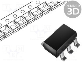 SN74LVC1G97DBVT, IC: digital; configurable, multiple-function; IN: 3; CMOS; SMD; 10uA
