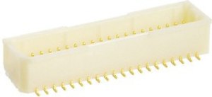 BM40B-SRDS-G-TF(LF)(SN), SHD Series Straight Surface Mount PCB Header, 40 Contact(s), 1.0mm Pitch, Shrouded BM40B-SRDS-G-TF(LF)(SN), SHD Series Straight Surface Mount PCB Header, 40 Contact(s), 1.0mm Pitch, Shrouded