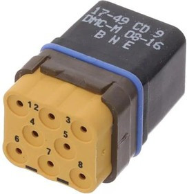 DMC-M08-16BNE, Rectangular MIL Spec Connectors DMC INS S 8C 8#16 N LC E