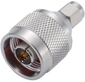 MP006799, РЧ/Коаксиальный адаптер, Sub-6 &amp; 5G, SMA, Штекер, N, Штекер, Прямой Переходник, 50 Ом