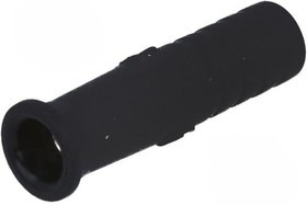 PJ209-SW, Гнездо, "банан" 2мм, черный, пайка