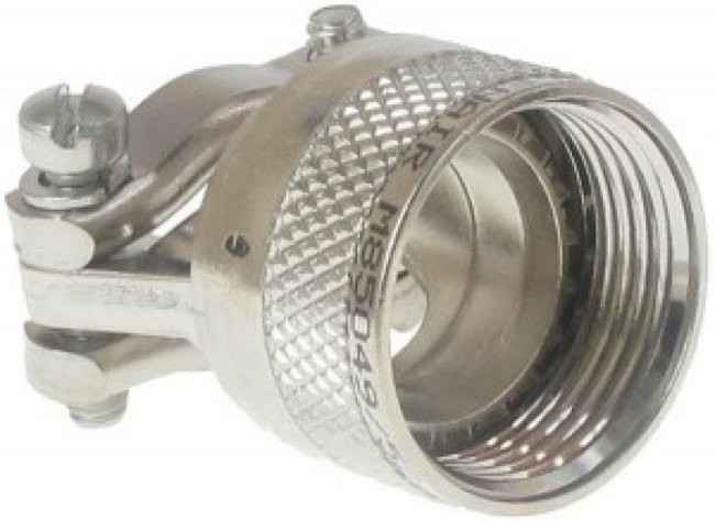 M85049/38S21N, Strain Relief Clamp 180° 21 Shell Size Electroless Nickel Aluminum Alloy Self Lock M85049/38S21N, Strain Relief Clamp 180° 21 Shell Size Electroless Nickel Aluminum Alloy Self Lock