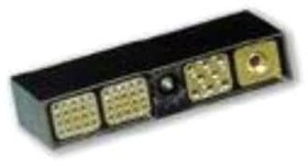 DMC-MD80B00, Rectangular MIL Spec Connectors DMC-M 4MOD PLUG SHLD BLK NI