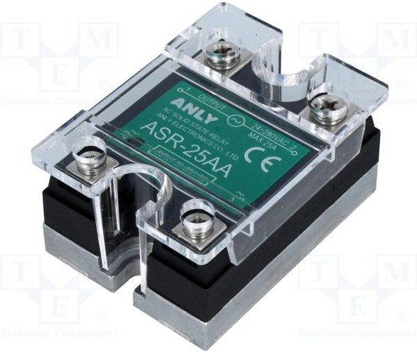 ASR-25AA, Реле: полупроводниковое, Uупр: 80-280ВAC, 25А, 24-280ВAC ASR-25AA, Реле: полупроводниковое, Uупр: 80-280ВAC, 25А, 24-280ВAC