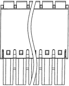 NL04105200G0G, Pluggable Terminal Blocks NL-3.5-2*2P Green(RAL6018/T) Without flange