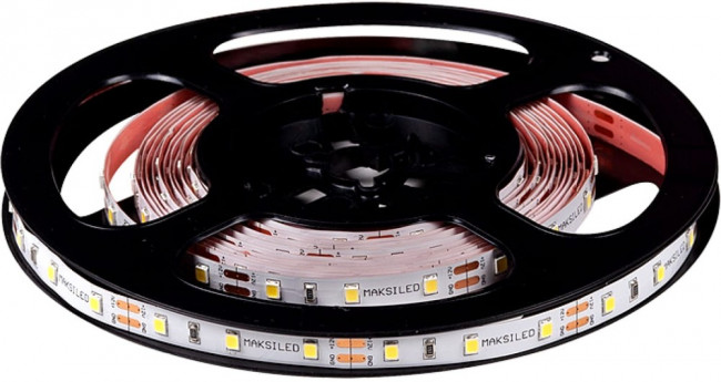Светодиодная лента 5м, 12В, 4,8Вт/м, 60д/м, ip20, 430Лм/м, нейтральный белый, 8мм, ML-R60-2835-NW-LP-S