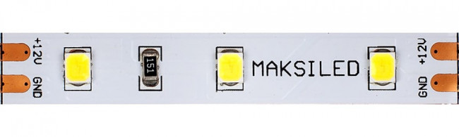 Светодиодная лента 5м, 12В, 4,8Вт/м, 60д/м, ip20, 430Лм/м, нейтральный белый, 8мм, ML-R60-2835-NW-LP-S