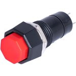 PSW-6A-R (красная), Кнопка без фикс 220В 1А