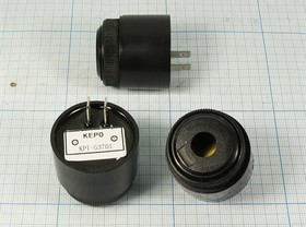 Пульсирующий излучатель звука пьезоэлектрический со встроенным генератором(40~ 125)В,2.9кГц,згп 36,0