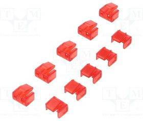 LOG-MP0043, Вилка, заглушка, Цвет: красный, на корпус, "папа"