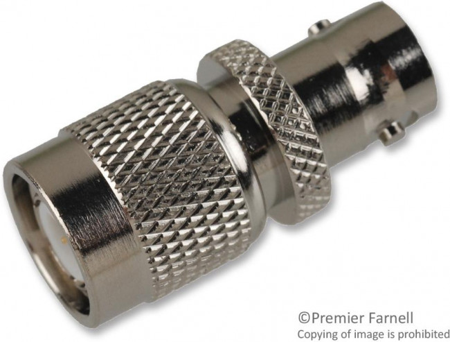 242149, RF/COAXIAL ADAPTER, BNC JACK-TNC PLUG