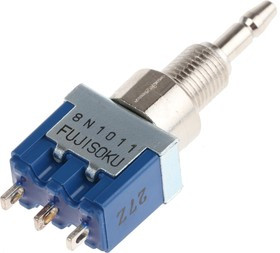 8N1011-Z, Miniature Push Button Switch, Latching, Panel Mount, 6.5mm Cutout, SPDT 8N1011-Z, Miniature Push Button Switch, Latching, Panel Mount, 6.5mm Cutout, SPDT