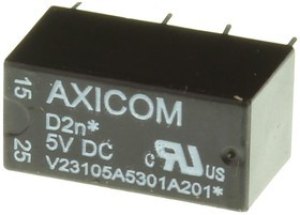 V23105A5301A201, Signal Relay 5VDC 3A DPDT(20.2x10x11)mm THT V23105A5301A201, Signal Relay 5VDC 3A DPDT(20.2x10x11)mm THT