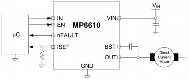 MP6610GJ-P, Motor / Motion / Ignition Controllers & Drivers 55V 3A Half-Bridge Power Driver,TSOT23-8 Package MP6610GJ-P, Motor / Motion / Ignition Controllers & Drivers 55V 3A Half-Bridge Power Driver,TSOT23-8 Package