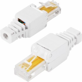ДЖЕК штекер RJ45 8Р8С быстрозажимной ручной 05-1051