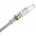 ДЖЕК штекер RJ45 8Р8С быстрозажимной ручной 05-1051