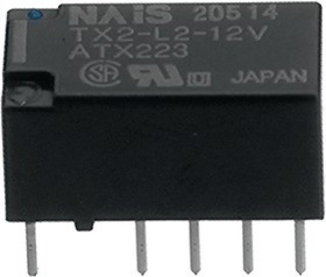 TX2-L2-5V, Low Signal Relays - PCB 2A 5VDC DPDT 2 COIL LATCH PCB TX2-L2-5V, Low Signal Relays - PCB 2A 5VDC DPDT 2 COIL LATCH PCB
