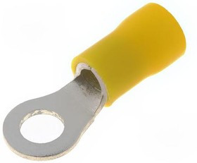 ST-082/Y, Наконечник Кольцевой, M5, d: 5,3мм, 4-6мм2, обжим,