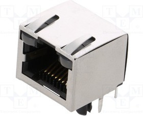RJHSE-538B, Гнездо; RJ45; Кат:5; экранированный, с LED; Конфиг.выводов:8p8c RJHSE-538B, Гнездо; RJ45; Кат:5; экранированный, с LED; Конфиг.выводов:8p8c