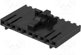0050579410, HSG 10P SINGLE ROW POSITIVE LATCH