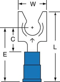 MVU14-14FLK, Terminals C-61-1105K SS-32-14-P 97948