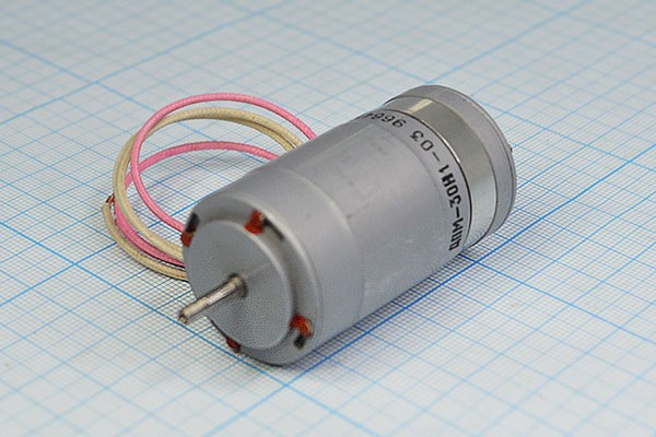 Двигатель 27В, 4,6Вт, скорость(об/мин) 4500, ДПМ-30-Н1-03