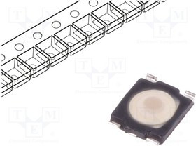 KMT071NGJLHS, Микропереключатель TACT, SPST-NO, Пол: 2, 0,05A/32ВDC, SMT, нет