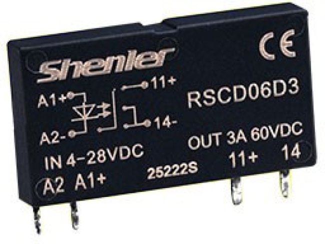 RSCD06D3, Реле МОП-однонаправленное 4…28VDC, 3A/60VDC RSCD06D3, Реле МОП-однонаправленное 4…28VDC, 3A/60VDC