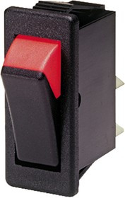 C1300XAAAA, SPST, On-Off Rocker Switch Panel Mount