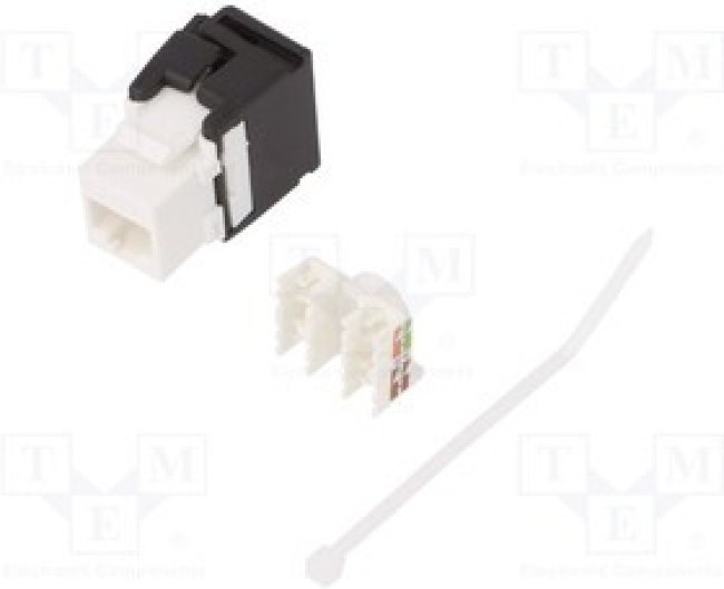 LOG-NK4028, Гнездо, RJ45, Кат: 5e,6, Keystone, не экранированный, PoE, PoE++