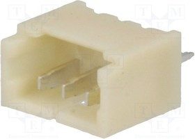 NX1250-03SMS, Гнездо, провод-плата, "папа", 1,25мм, PIN: 3, THT, 125В, 1А, луженые