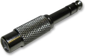 PSG01711, ADAPTOR, PHONO TO 6.35MM JACK, METAL