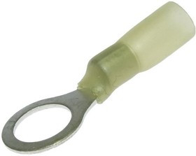 RV5.5-10 HST Yellow, Наконечник кольцевой изолированный RV5.5-10 HST, 27 А, 12-10 AWG, желтый, латунь луженая
