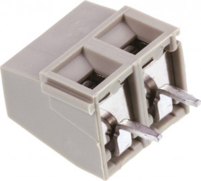 1546216-2, Зажимная рейка для печатных плат, угловой 90°, 5мм, на PCB, 300В 1546216-2, Зажимная рейка для печатных плат, угловой 90°, 5мм, на PCB, 300В