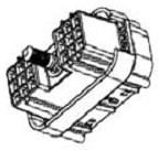 1-1734098-0, Headers &amp; Wire Housings CHAMP050 100P A/P RCPT 25CL PB
