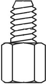 172704-0159, Interlocking screw PU%3DPair (2 pieces) UNC 4-40