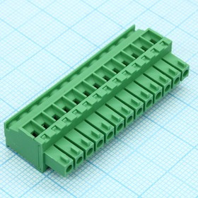 15EDGKA-3.5- 13P-14-100A(H), Разъемный клеммный блок. Серия 15EDGKА-3.5, 13 контактов