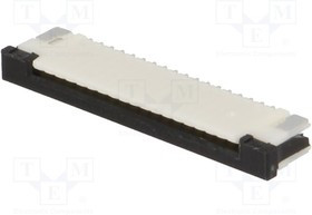F1003WR-S-18PT, Разъем: FFC (FPC); горизонтальный; PIN: 18; SMT; 0,5А; 30мОм; 1мм
