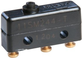 11SM244-T, MICROSWITCH, PIN PLUNGER, SPDT, 5A 250V