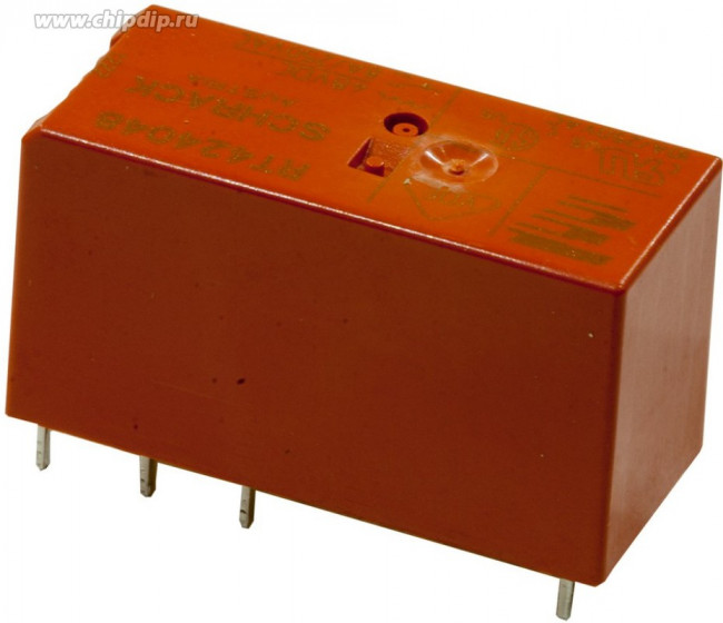 7-1393243-0 (RT424048), Реле 2 переключ.48VDC, 8A/250VAC DPDT