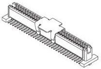 71439-3164, Mezzanine Connector, высота 14/15мм, Receptacle, 1 мм, 2 ряд(-ов), 64 контакт(-ов)