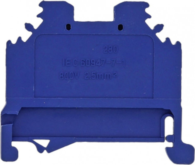 plc-jxb-s-6b, Колодка клеммная JXB-S-6 41А синяя EKF (282-104)