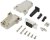 DTZFRG-15MHSL, D-Sub HD; PIN: 15; male; straight; soldering; for cable; gold flash