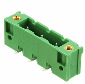 1806232, Pluggable Terminal Blocks 3 Pos 7.62mm pitch Through Hole Header