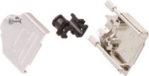 MHDTZK37-RA-K, MHDTZK-RA Series Zinc D Sub Backshell, 37 Way, Strain Relief MHDTZK37-RA-K, MHDTZK-RA Series Zinc D Sub Backshell, 37 Way, Strain Relief