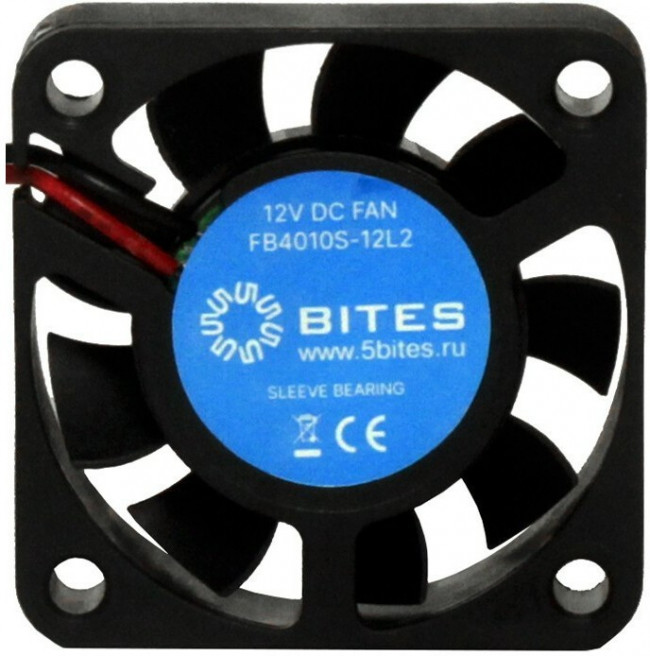 5bites Вентилятор FB4010S-12L2 40X10 / SLEEVE / 5000RPM / 2P 5bites Вентилятор FB4010S-12L2 40X10 / SLEEVE / 5000RPM / 2P