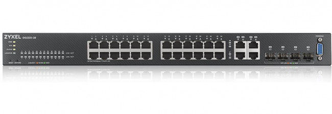 Коммутатор Zyxel NebulaFlex Pro GS2220-28 GS2220-28-EU0101F 28x1Гбит/с управляемый
