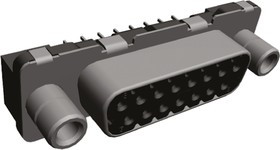 3-338314-2, Amplimite HDP-20 15 Way Through Hole D-sub Connector Socket, 2.74mm Pitch, with 4-40 UNC Female
