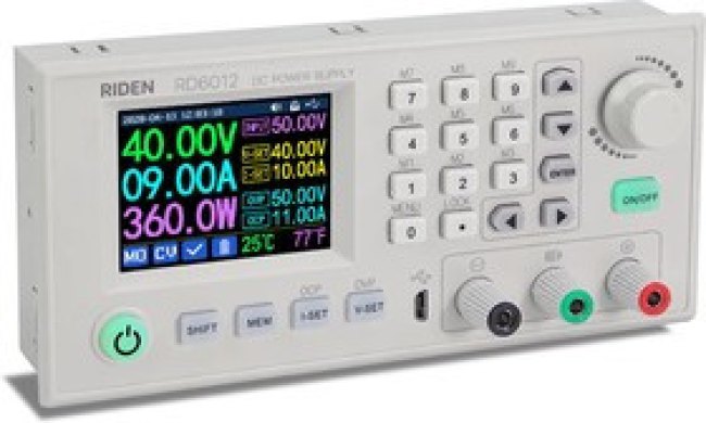RD6012W RIDEN WiFi USB 720Вт цифровой DC-DC преобразователь напряжения RD6012W RIDEN WiFi USB 720Вт цифровой DC-DC преобразователь напряжения